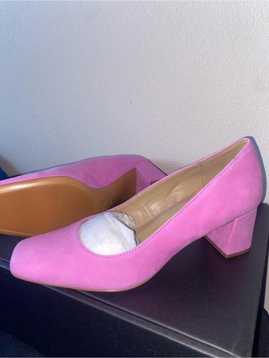Naturalizer Shoes - Naturalizer Real Suede Block Heel Pumps